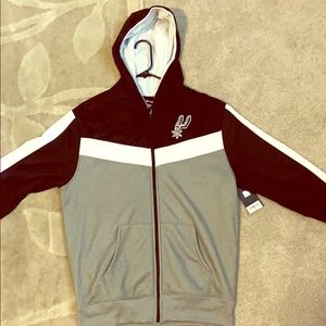 San Antonio Spurs Zip-Up Jacket w/Hood